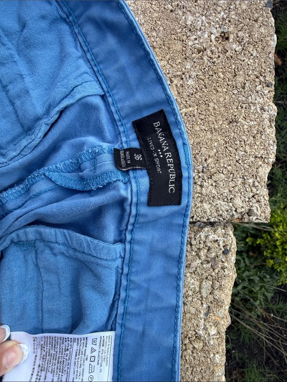 Banana Republic Men’s Sky Blue Chino Shorts